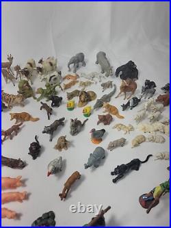 VINTAGE 118 PIECE Elastolin Cowboys/Indians/Animals Toy Figures GERMANY
