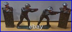 VINTAGE 1930s/40s MANOIL/BARCLAY (36 PC.) LEAD SOLDIER DIME STORE TOY LOT