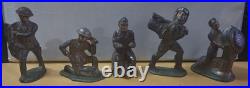 VINTAGE 1930s/40s MANOIL/BARCLAY (36 PC.) LEAD SOLDIER DIME STORE TOY LOT