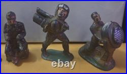 VINTAGE 1930s/40s MANOIL/BARCLAY (36 PC.) LEAD SOLDIER DIME STORE TOY LOT