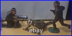 VINTAGE 1930s/40s MANOIL/BARCLAY (36 PC.) LEAD SOLDIER DIME STORE TOY LOT