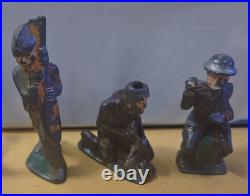 VINTAGE 1930s/40s MANOIL/BARCLAY (36 PC.) LEAD SOLDIER DIME STORE TOY LOT