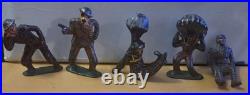 VINTAGE 1930s/40s MANOIL/BARCLAY (36 PC.) LEAD SOLDIER DIME STORE TOY LOT