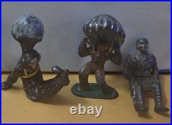VINTAGE 1930s/40s MANOIL/BARCLAY (36 PC.) LEAD SOLDIER DIME STORE TOY LOT