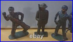 VINTAGE 1930s/40s MANOIL/BARCLAY (36 PC.) LEAD SOLDIER DIME STORE TOY LOT