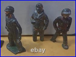 VINTAGE 1930s/40s MANOIL/BARCLAY (36 PC.) LEAD SOLDIER DIME STORE TOY LOT