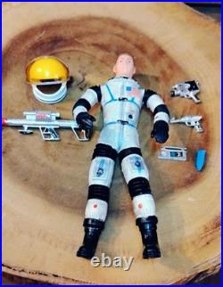 VINTAGE 1966 Mattel Major Matt Mason-The Men in Space Astronaut Crew Lot 4 Fig