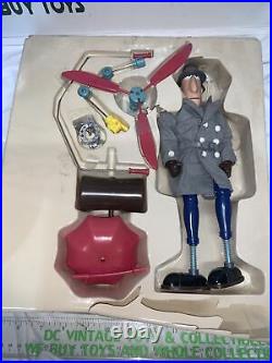 VINTAGE 1983 Galoob 12-15 INSPECTOR GADGET action Figure Toy Doll COMPLETE