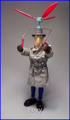 VINTAGE 1983 Galoob 12-15 INSPECTOR GADGET action Figure Toy Doll COMPLETE MIB