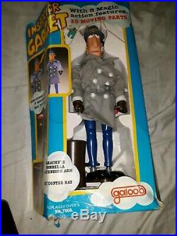 VINTAGE 1983 Galoob 12 INSPECTOR GADGET action figure toy doll working 80s