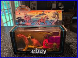 VINTAGE 1984 IMPERIAL TOY ROBOTS, LASERS & GALAXIES Battle Beast And Combat Cruis
