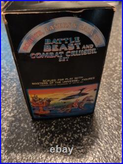 VINTAGE 1984 IMPERIAL TOY ROBOTS, LASERS & GALAXIES Battle Beast And Combat Cruis