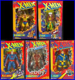 VINTAGE 1994-1995 ToyBiz 10 inch The Uncanny X-Men Action Figure Collection MIB