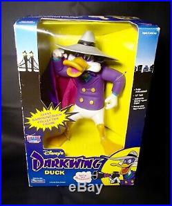 VINTAGE Disneys DARKWING DUCK 12 Giant action figure toy 1991 Playmates MIB box