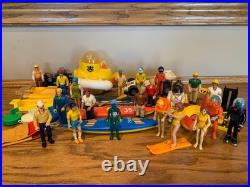 VINTAGE Fisher Price Adventure People Figures Vehicles & Accessory Toy Lot 70's