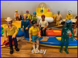 VINTAGE Fisher Price Adventure People Figures Vehicles & Accessory Toy Lot 70's