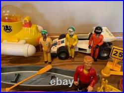 VINTAGE Fisher Price Adventure People Figures Vehicles & Accessory Toy Lot 70's