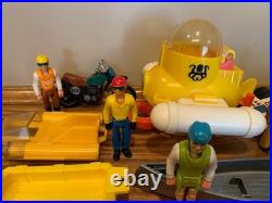 VINTAGE Fisher Price Adventure People Figures Vehicles & Accessory Toy Lot 70's