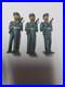 VINTAGE LEAD POLICE FIGURES ON PARADE Set Of 3