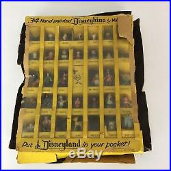 VINTAGE MARX DISNEYKINS MINIATURE TOY FIGURES 32 PC Box Set Disney