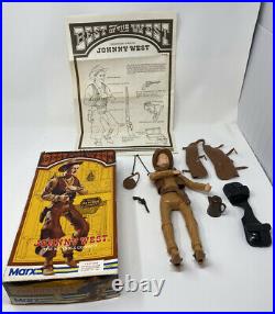 VINTAGE MARX Jane And Johnny West Cowboy Cowgirl Action Figure 1960s