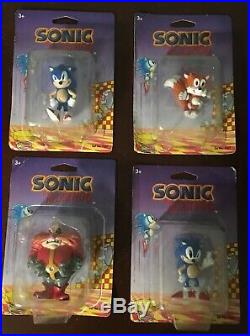 VINTAGE Sonic the Hedgehog Tomy 1992 Figures Toy Tails Robotnik Eggman RARE