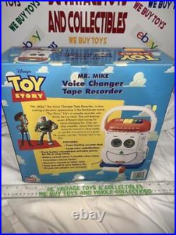 VINTAGE TOY STORY MR. MIKE VOICE CHANGER TAPE RECORDER New Playskool -SEALED