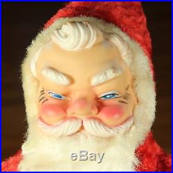 VTG 1950s 17 Large My Toy Vinyl & Plush Santa Claus Doll Toy Christmas Decor