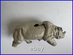 VTG 1950s J. H. Miller Wax Plastic Mold Figure Animal from Zoo Playset Lot Of 4
