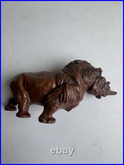 VTG 1950s J. H. Miller Wax Plastic Mold Figure Animal from Zoo Playset Lot Of 4