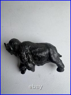 VTG 1950s J. H. Miller Wax Plastic Mold Figure Animal from Zoo Playset Lot Of 4