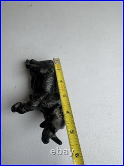 VTG 1950s J. H. Miller Wax Plastic Mold Figure Animal from Zoo Playset Lot Of 4