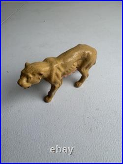 VTG 1950s J. H. Miller Wax Plastic Mold Figure Animal from Zoo Playset Lot Of 4