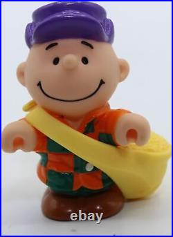 VTG 1966 United Feature Syndicate Peanuts Charlie Brown Action Figure Toy 2.5