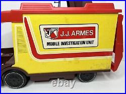 VTG 1976 J. J. ARMES MOBILE INVESTIGATION UNIT VAN Ideal Toys Incomplete