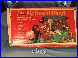 VTG 1976 Remco McDonaldland Playset withTrain in box plus Complete set Figures