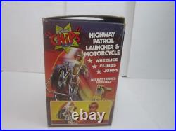 VTG 1981 New Old Stock CHIPS Highway Patrol Launcher Motorcycle Mego /Grand Toys