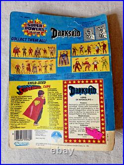 VTG 1985 Kenner Superman Darkseid Super Powers Action Figure Unpunched NIB