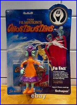 VTG 1986 Filmation Ghostbusters RARE NIB fib face Schaper action figure