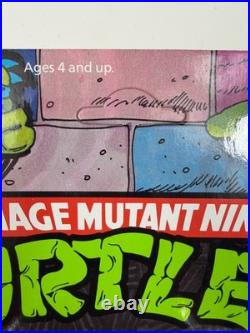 VTG 1988 TMNT Leonardo Action Figure Playmates Toys NMOC 10 Back UNPUNCHED