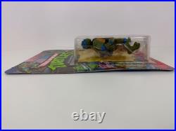 VTG 1988 TMNT Leonardo Action Figure Playmates Toys NMOC 10 Back UNPUNCHED