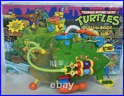 VTG 1991 TMNT Teenage Mutant Ninja Turtles SEWER SUB Vehicle UK Release with Box