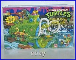 VTG 1991 TMNT Teenage Mutant Ninja Turtles SEWER SUB Vehicle UK Release with Box