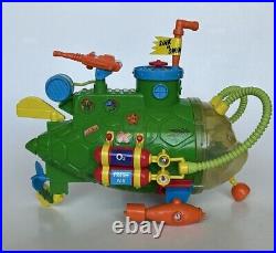 VTG 1991 TMNT Teenage Mutant Ninja Turtles SEWER SUB Vehicle UK Release with Box