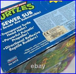 VTG 1991 TMNT Teenage Mutant Ninja Turtles SEWER SUB Vehicle UK Release with Box