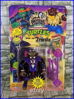 VTG 1993 TMNT Don as Dracula Universal Studios Monsters Unpunched Action Figure