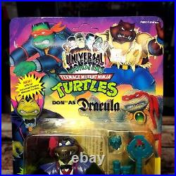 VTG 1993 TMNT Don as Dracula Universal Studios Monsters Unpunched Action Figure