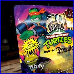 VTG 1993 TMNT Don as Dracula Universal Studios Monsters Unpunched Action Figure