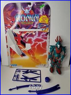 VTG 1995 Ronin Warriors Sekhmet Playmates Toy Action Figure Accessories Cardback