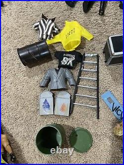 VTG 90's WWF WWE Jakks Pacific Titan Tron Wrestling Action Figure Toy Huge Lot